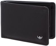 Golden Head Leren portemonnee Polo RFID Protect Minischeintasche 1193 Dunkelbraun