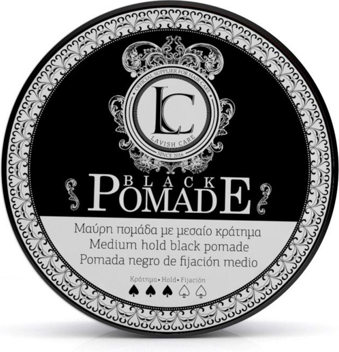 Lavish Care - Black Pomade Medium Hold - 5200410603296