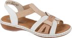 Rieker Sandales, Femme, Blanc, Taille 36