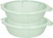 Plasticforte Keuken Vergiet - 2 Stuks - Mintgroen - 31 x 9,5 cm - Kunststof
