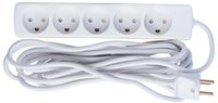 Microconnect Iceconnect GRU0055WDK power uitbreiding 5 m 5 AC-uitgang(en) Binnen Wit