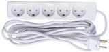 Microconnect Iceconnect GRU0055WDK power uitbreiding 5 m 5 AC-uitgang(en) Binnen Wit