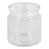Rayher 46047000 voorraadpot met glazen deksel, 10 cm ø, 11 cm, 580 ml