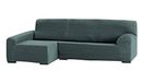 Eysa Teide Elastische Chaise Longue, Doek, Grijs