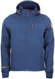 Peak Mountain Claude Softshell Jas Heren Marine Polyester/Elastaan/Fleece L