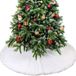 THE TWIDDLERS Ronde witte pluche kerstboomrok