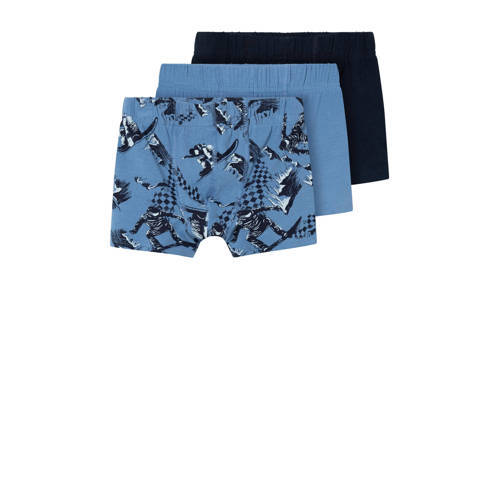 NAME IT NAME IT MINI boxershort NMMTIGHTS SNOWBOARD - set van 3 blauw