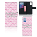 B2Ctelecom Samsung Galaxy A02s | M02s Portemonnee Hoesje Flowers Pink DTMP