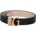 Guess Verstelbaar logo & omkeerbaar Vrouwen Black Dark Taupe verstelbaar en omkeerbaar Monogram