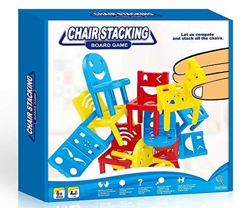 Neo Toys gezelschapsspelel: Kleurrijke stoelen, 5073, Empiles