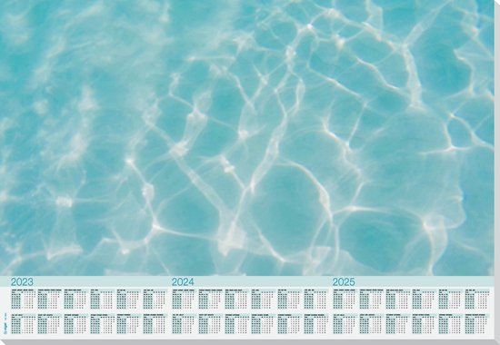 Sigel Designonderlegger - Cool Pool - A2 - Papier - Blauw - 2023/2024/2025