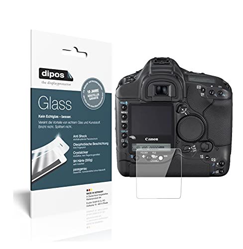 dipos Panda 2 x pantserfolie, helder, compatibel met Canon EOS 1D Mark II N, beschermfolie 9H displayfolie