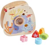 Haba Sorteerbox vormenpuzzel Onderwaterwereld karton speelgoed.