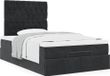 Maison Exclusive - Lit plateforme avec matelas, noir, 120x200 cm, velours