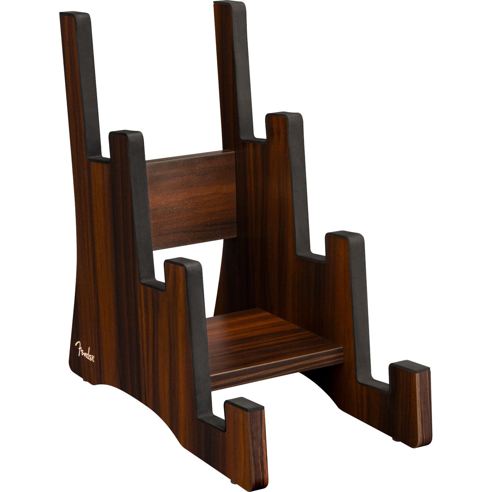 Fender Deluxe 3-Tier Wooden Guitar Stand