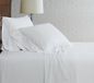 CANNON - Massief Percal 4-delig kingsize laken en kussensloop set - wit