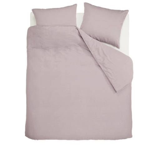 Vtwonen Katoensatijnen Dekbedovertrek 2 persoons - Lila - 200x220 cm