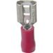 TRU COMPONENTS 1583079 Platte stekker (female) Insteekbreedte: 4.80 mm Insteekdikte: 0.50 mm 180 ° Deels geïsoleerd Rood 1 stuk(s)