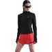 Nike Swift Half-Zip Hardloopshirt Dames-Zwart,Zilver, Maat XL