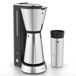 WMF KITCHENminis Aroma Koffiemachine met Thermoskan en Thermosbeker - Zwart/RVS