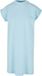 Build Your Brand Turtle Extended Korte Dames T-Shirt Jurk - Ocean Blue maat XXL