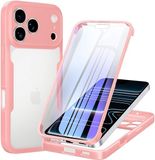 Techsuit ColorVerse 360 Series Coque arrière pour Apple iPhone 18 Pro / iPhone 17 Pro - Rose