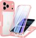 Techsuit ColorVerse 360 Series Coque arrière pour Apple iPhone 18 Pro / iPhone 17 Pro - Rose