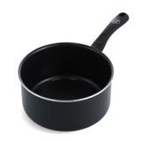 GreenChef Diamond keramische kookpan, 16 cm/1,6 l, PFAS-vrij, geschikt voor inductie, ovenbestendig tot 160 °C, vaatwasmachinebestendig, zwart