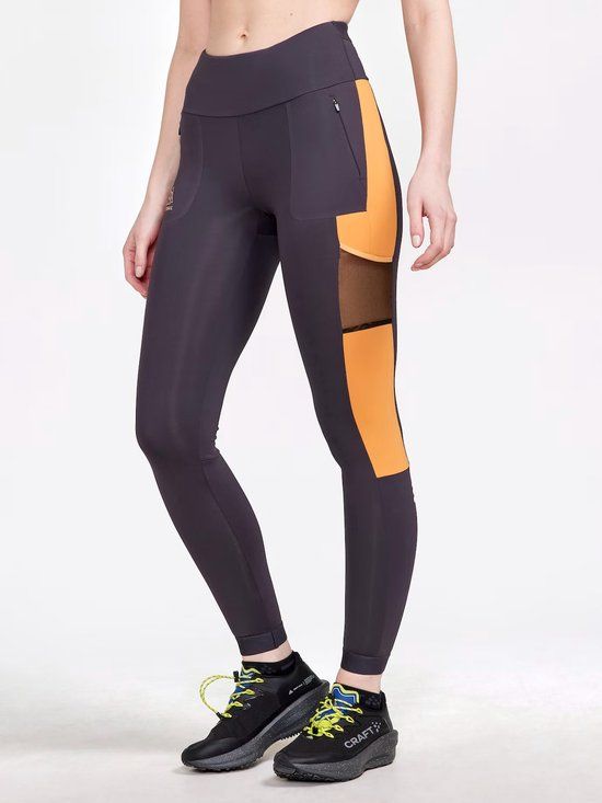 Craft Pro Trail Tights Dames - Gray - L