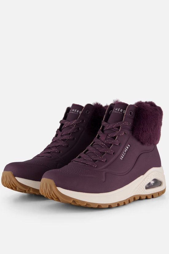 Skechers Uno Rugged Fall Air Veterboots paars - Maat 40