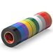 ERKO PVC Isolatietape 15mm x 10m, 10stuks, Multicolor