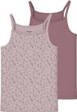 NAME IT NKFSTRAP TOP 2P VIOLETFLOWER NOOS