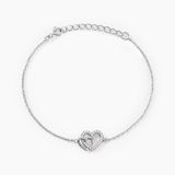 Icecat Bracelet Donatiane Argent Blanc Oxyde De Zirconium