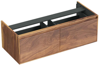 Forzalaqua Reno Onderkast - 120x51x40 cm - 2 Lades - Softclose - Noten Pure Walnut