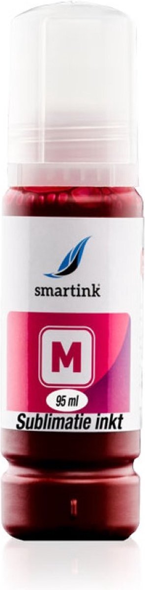 Smart ink Geschikt Epson 104 XXXL Ecotank Sublimatie inkt Magenta (M) 95 ml inktfles- Huismerk (Alleen Geschikt voor hittepers)