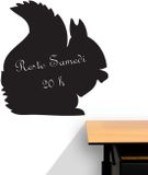 Ambiance Sticker Schoolbordsticker - uitwisbare zelfklevende muurstickers - Eekhoorn - 85x75cm
