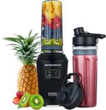 MOA Blender To Go - Smoothie Maker - 800W - Zwart - Incl. 2 Tritan Bekers