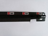 Opti Prym Ritssluiting Kunststof 6mm grof Deelbaar Zwart #000 40 cm