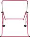 Barre de gymnastique pliable pour enfants de 3 à 8 ans - Barre de gymnastique - Appareil d'inclinaison réglable en hauteur - Cadre en acier, charge statique jusqu'à 80 kg, charge dynamique jusqu'à 40 kg - rose