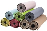 Gorilla Sports Yoga Mat - Pilates Mat - TPE - 180 x 60 x 0,6 cm - Bruin