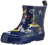 Playshoes Korte Regenlaarzen Piraten Donkerblauw Maat 27