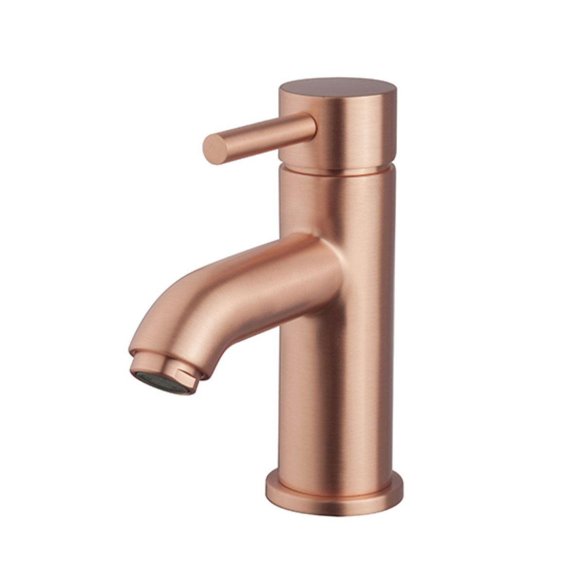 Wiesbaden Wastafelkraan Cadans - Geborsteld Koper - 1 Greeps