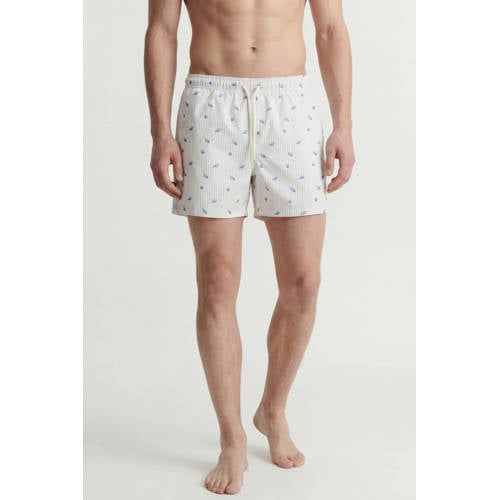 JACK & JONES PANTS STUDIO JPSTMAUI BREEZE zwemshort ecru/lichtgeel