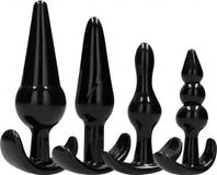 Addicted Toys - Set van 4 anaalplugs - Zwart