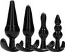 Addicted Toys - Set van 4 anaalplugs - Zwart