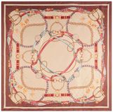 GUESS sjaal Kefiah 120x120 Pale Mocha beige