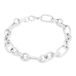 Tamaris Armband aus Edelstahl für Damen, Chunky Gliederarmband, wasserfest, silberfarben