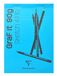 Clairefontaine 96681C - Geniet Blok GraF'it - 80 Vellen Effen Schetspapier - Uitscheurbare Vellen - A4 21x29,7 cm 90g - Hemelsblauwe Kaft - Pak van 5 Blokken
