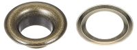 100 jeux d'œillets en cuivre de 10 mm pour tissu, cuir et toile