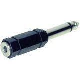 TRU COMPONENTS Adaptateur jack Prise jack mâle 6,3 mm - Prise jack femelle 3,5 mm Mono Nombre de pôles : 2 Contenu : 1 pièce(s)